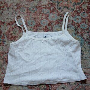 Pointelle Cropped Camisole